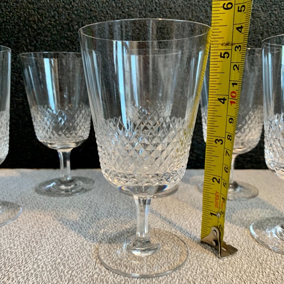 COPY - Mid-Century Modern Crystal Stemware Barware Cocktail Wine - Set of 6 - Picture 6 of 7